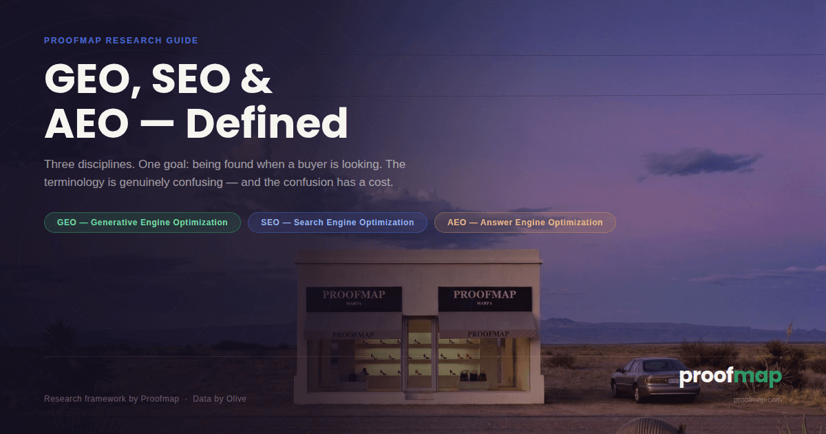 GEO vs SEO vs AEO: What Actually Changed